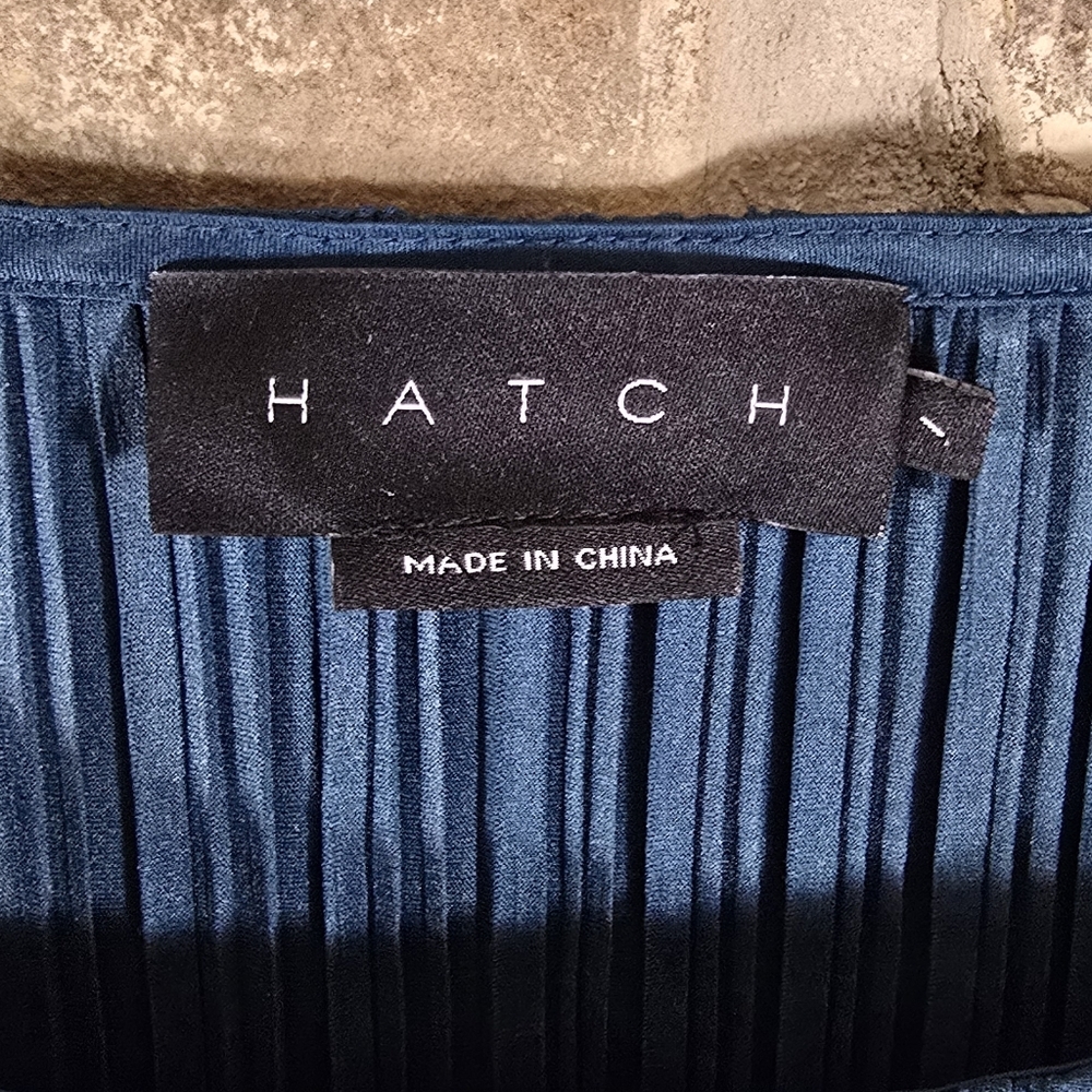 Hatch Sora Pleated Crinkle Plisse Dress - Picture 5 of 7